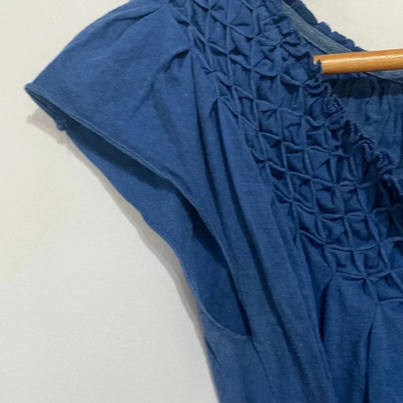 Relativity Navy Blue Blouse Size Small - Picture 3 of 6